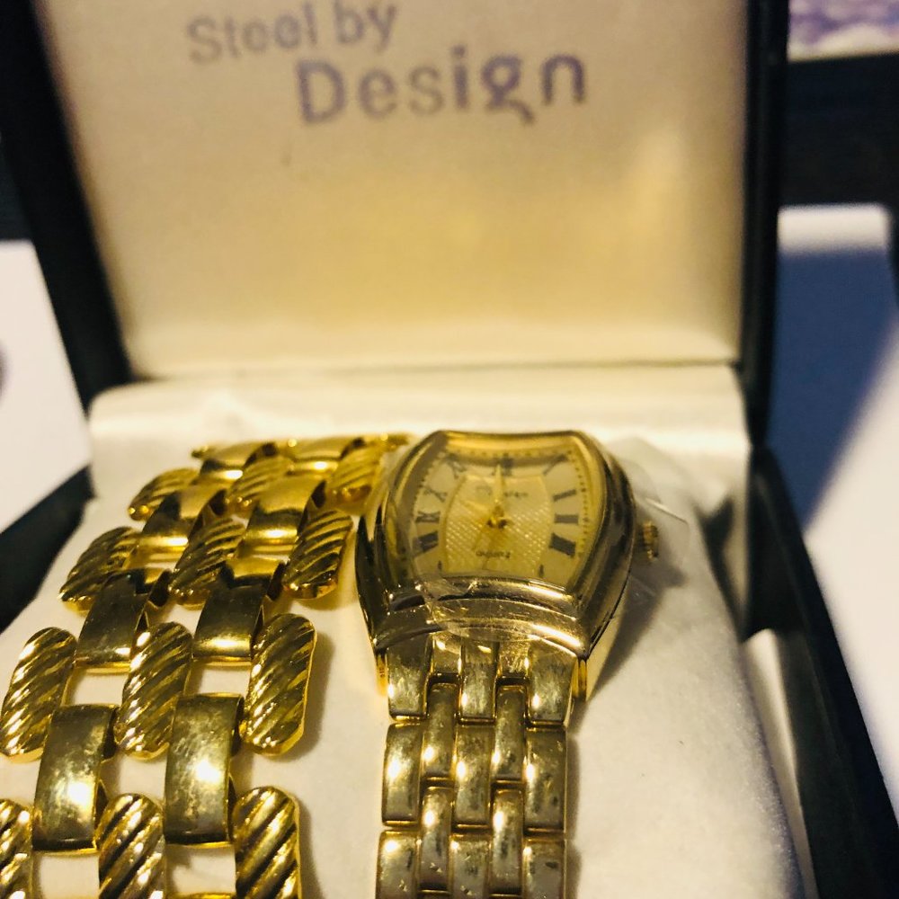 ON SALE STEEL BY DESIGN NIB UNISEX WATCH